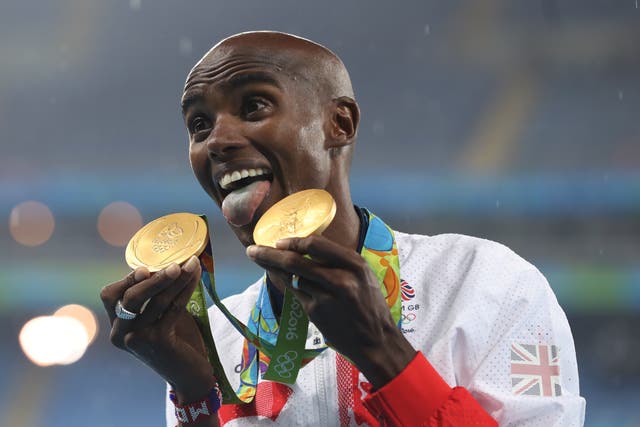 Sir Mo Farah: from tough beginnings to one of the UK’s most successful athletes (Martin Rickett/PA)