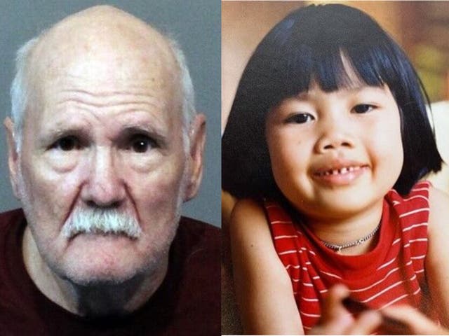 <p>Robert Lanoue, 70, is accused of murdering Anne Pham, who disappeared while walking to elementary school in Seaside, California, in January 1982</p>