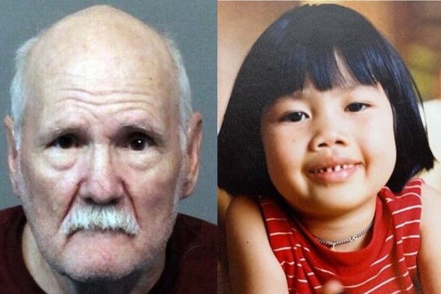 <p>Robert Lanoue, 70, is accused of murdering Anne Pham, who disappeared while walking to elementary school in Seaside, California, in January 1982</p>