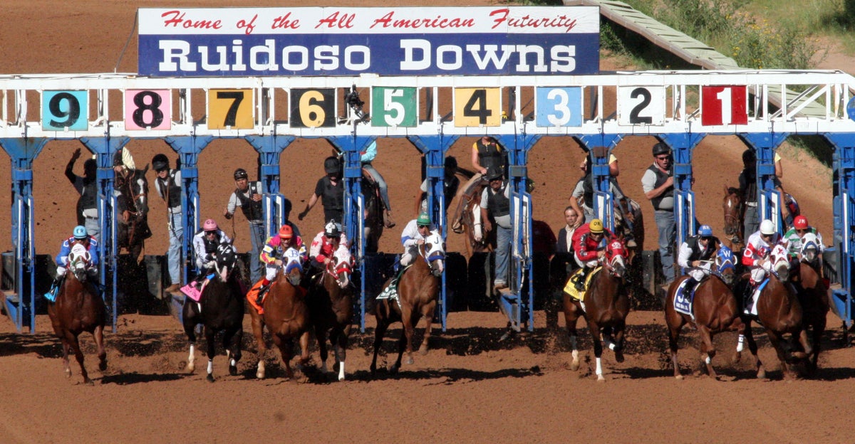 New Mexico pisti, yarış atlarının sağlık durumunu doğruladı