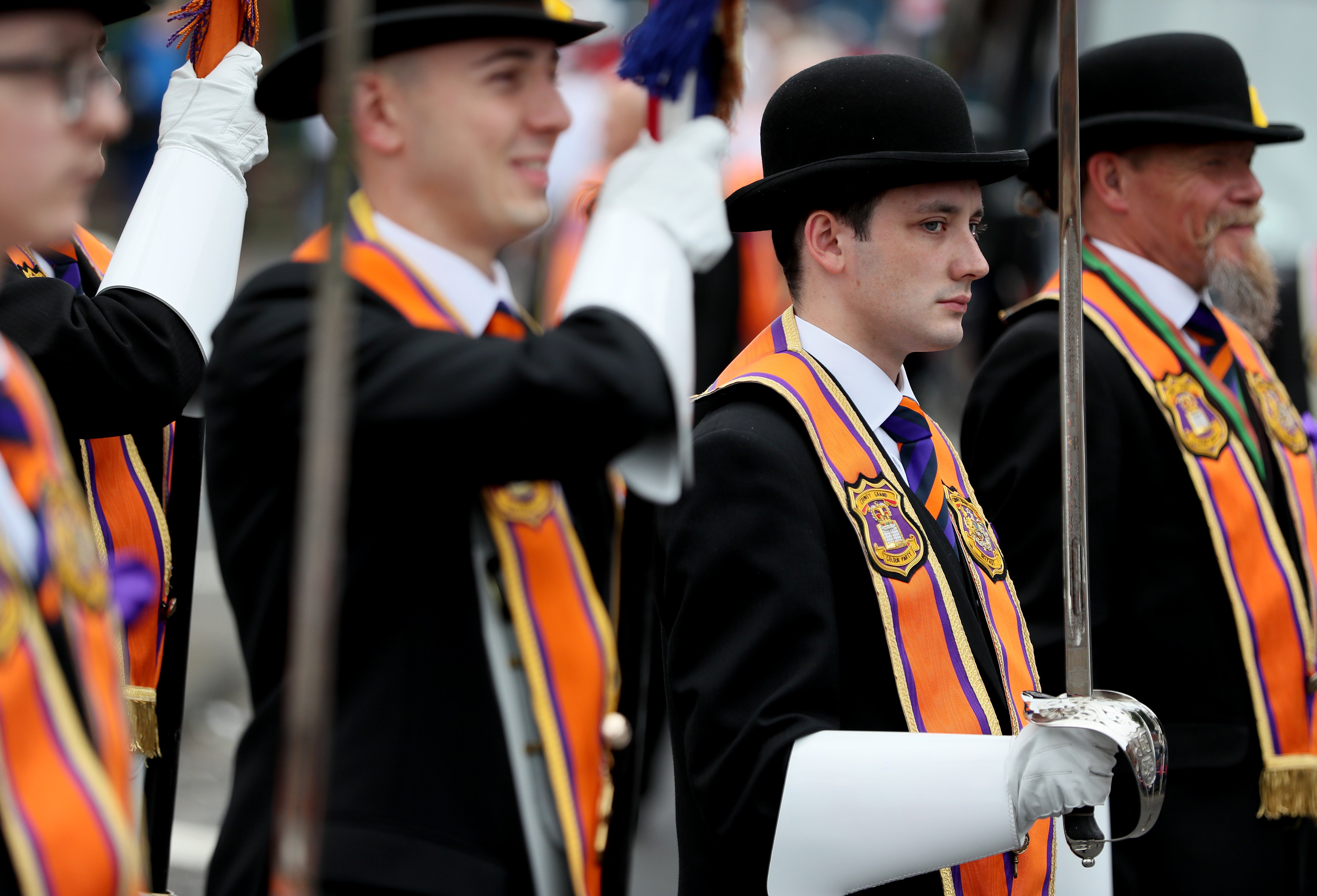 Hundreds of parades will take place across Northern Ireland today as Protestant loyal orders celebrate the Twelfth of July (Brian Lawless/PA)
