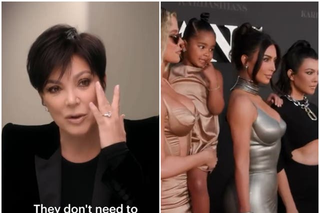 <p>Kris Jenner and her daughters Kim, Kourtney and Khloe Kardashian, as seen in the new trailer for Hulu’s ‘The Kardashians’  </p>