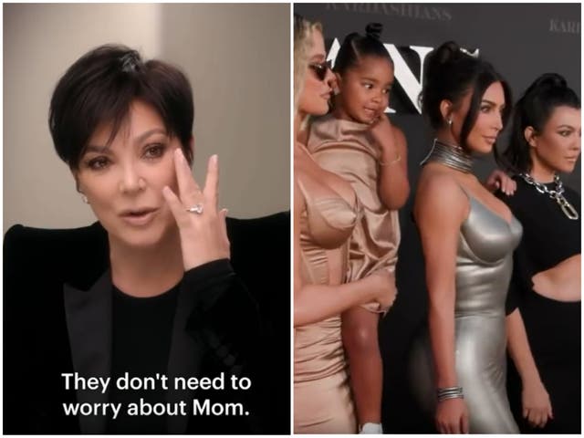 <p>Kris Jenner and her daughters Kim, Kourtney and Khloe Kardashian, as seen in the new trailer for Hulu’s ‘The Kardashians’  </p>