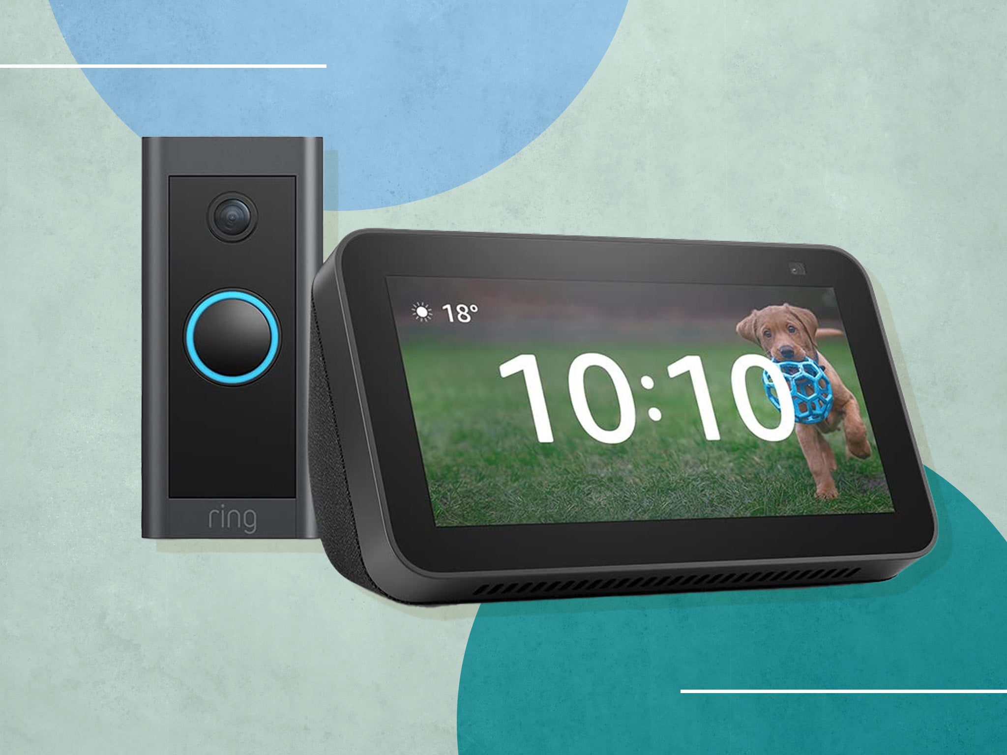 Buy RING Video Doorbell (Wired) &  Echo Show 5 Smart Display Bundle