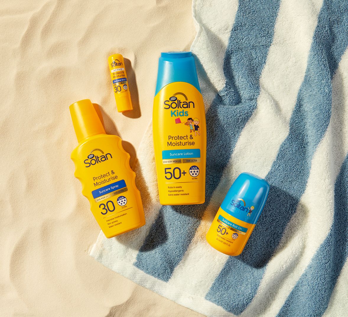 A sun cream brand is to stop producing products with an SPF of lower than 50 for children and 15 for adults to encourage customers to lower their risk of developing skin cancer (Boots/PA)