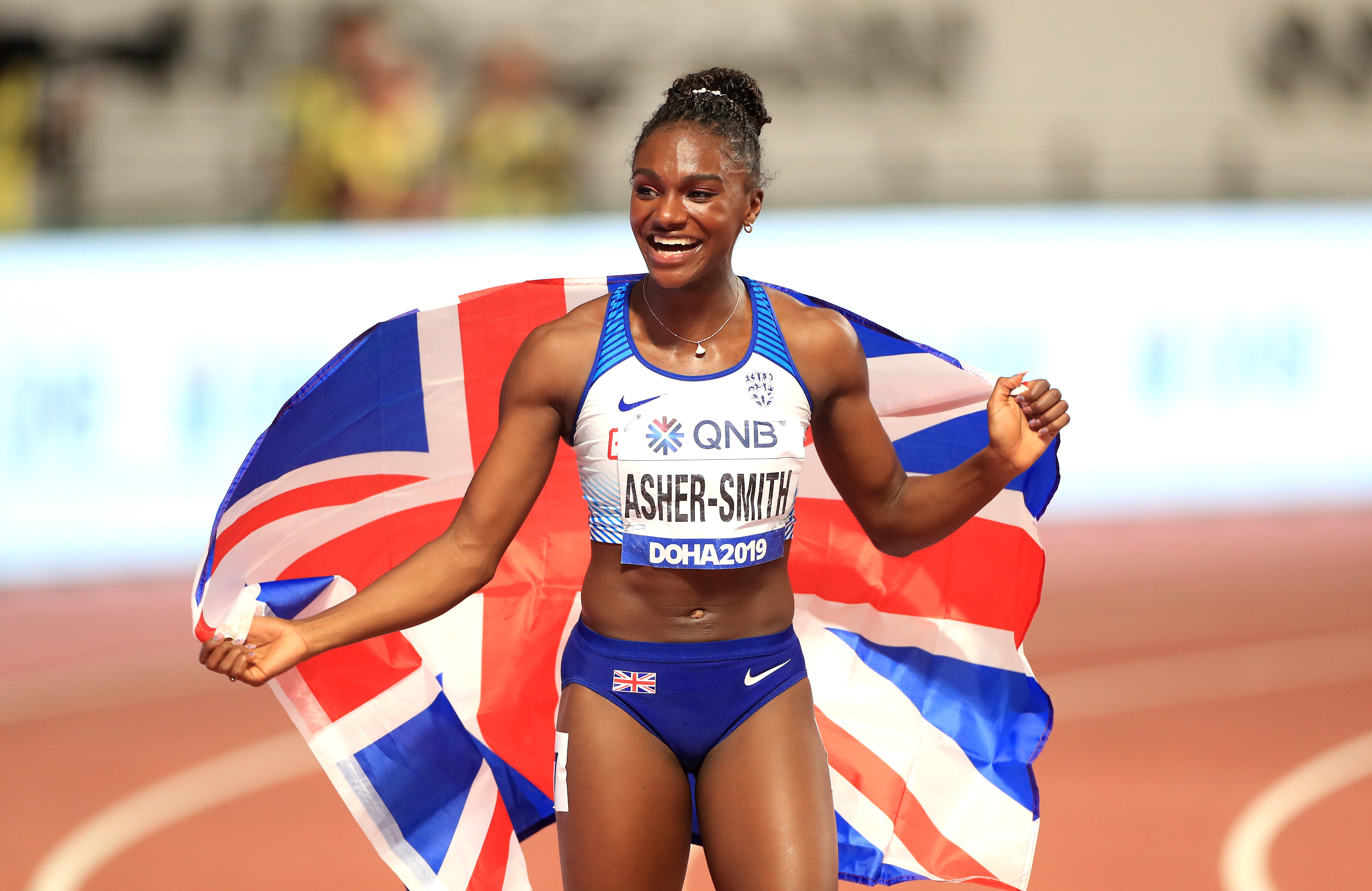 Dina Asher-Smith won the 200m at the World Championships in 2019. (Mike Egerton/PA)