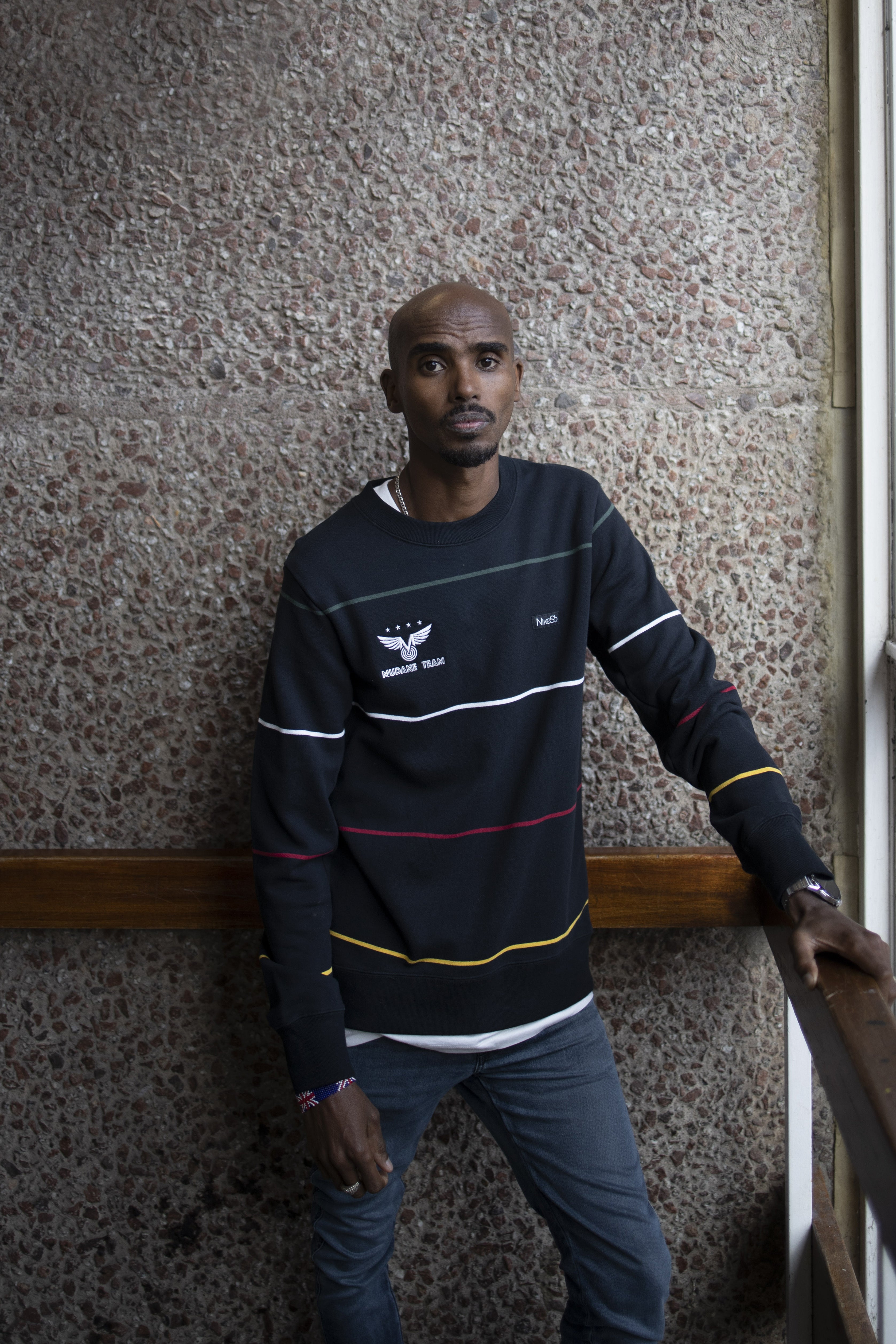 Sir Mo Farah during the filming of the BBC documentary The Real Mo Farah (Andy Boag/BBC/PA)