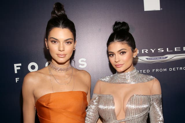 <p>Kendall (L) and Kylie (R) Jenner in 2017</p>