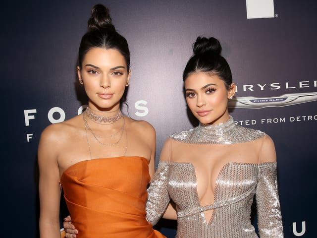 <p>Kendall (L) and Kylie (R) Jenner in 2017</p>