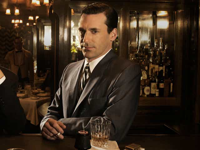 <p>Canadian Club, neat, was the whiskey of choice for Mad Men’s Don Draper </p>
