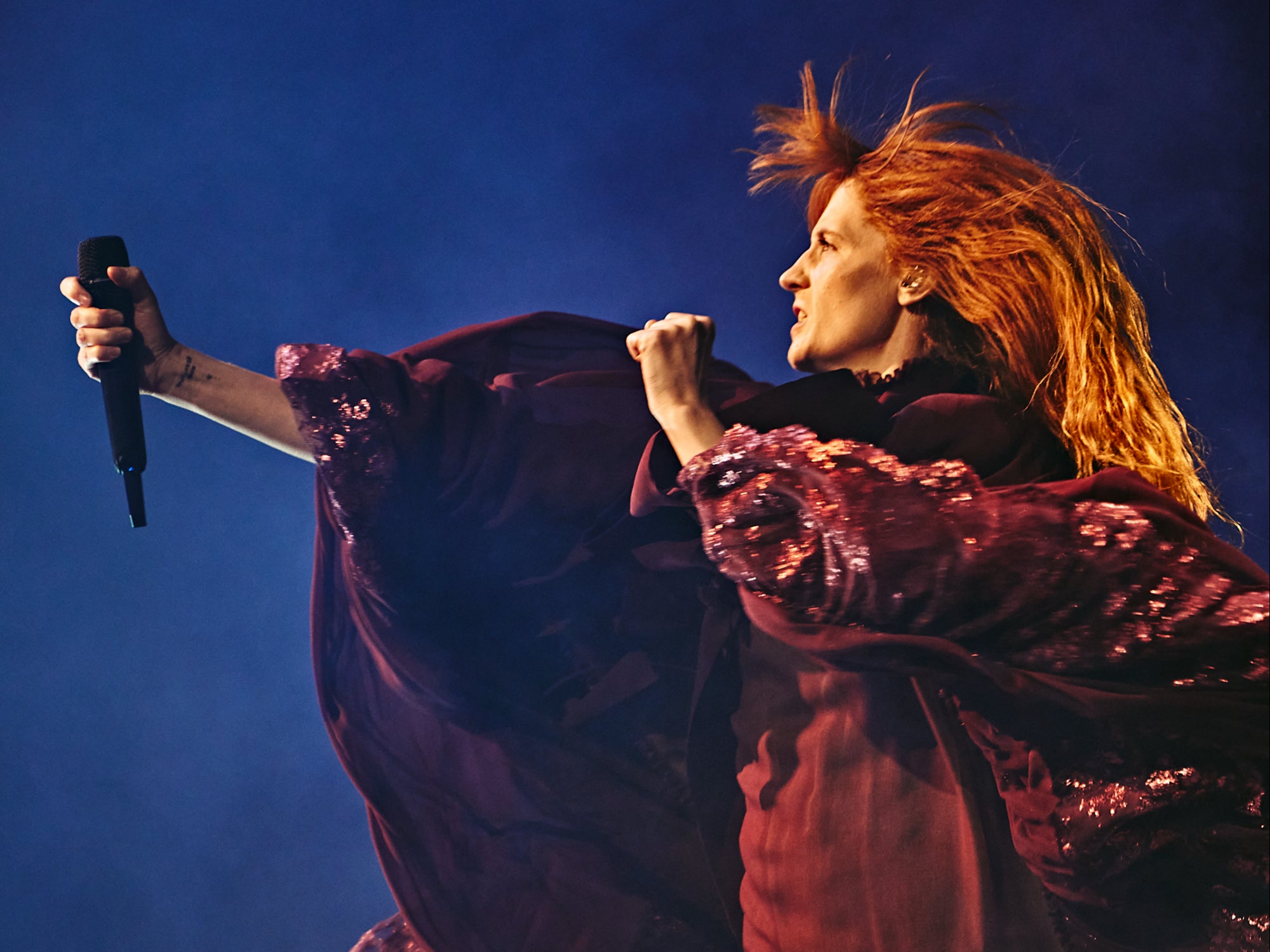 Florence and the Machine on stage at Mad Cool
