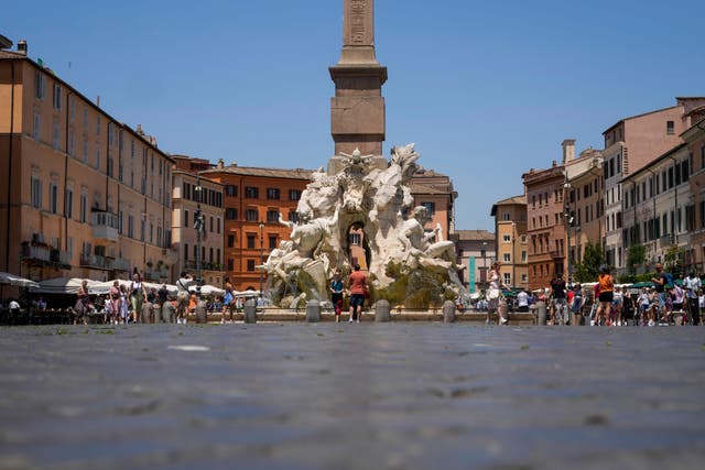 <p>Rome’s historical Piazza Navona square</p>