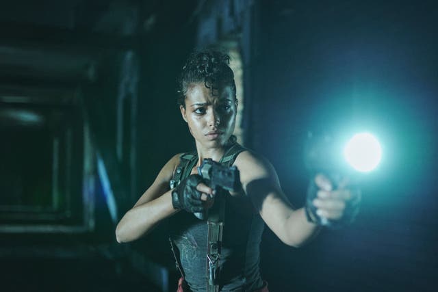 <p>Ella Balinska in ‘Resident Evil'</p>