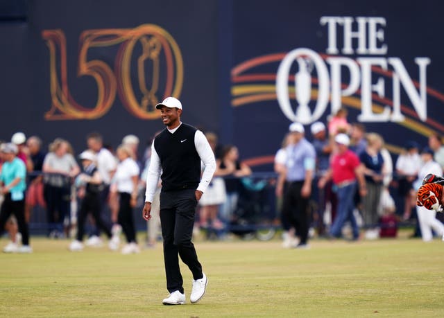 Tiger Woods accepts he may be playing his last Open on St Andrews’ Old Course (Jane Barlow/PA)