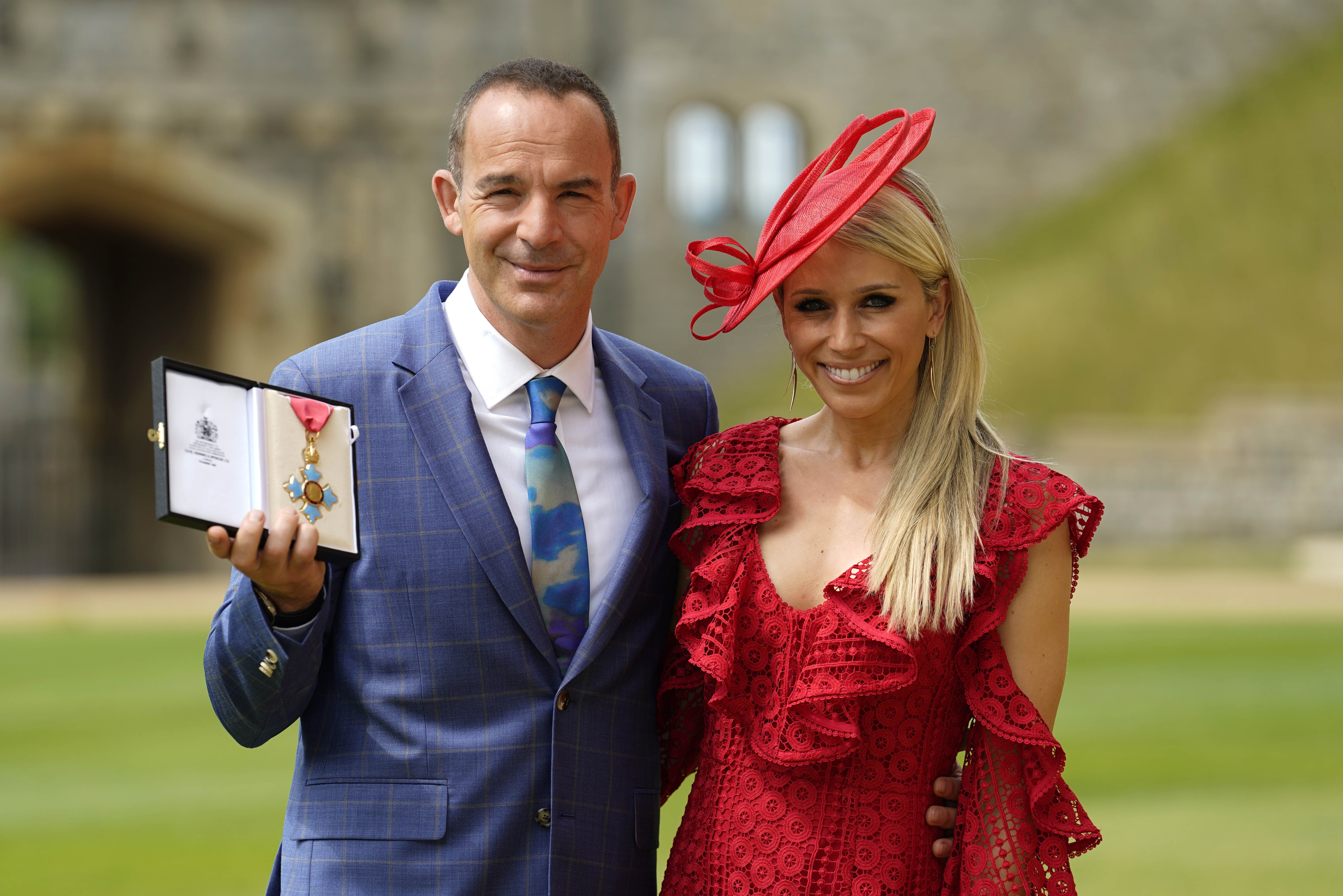 Martin Lewis (pictured with his wife Lara Lewington) was awarded a CBE earlier this year