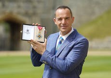 Martin Lewis ‘ringing the alarm bell’ on energy crisis as he receives CBE