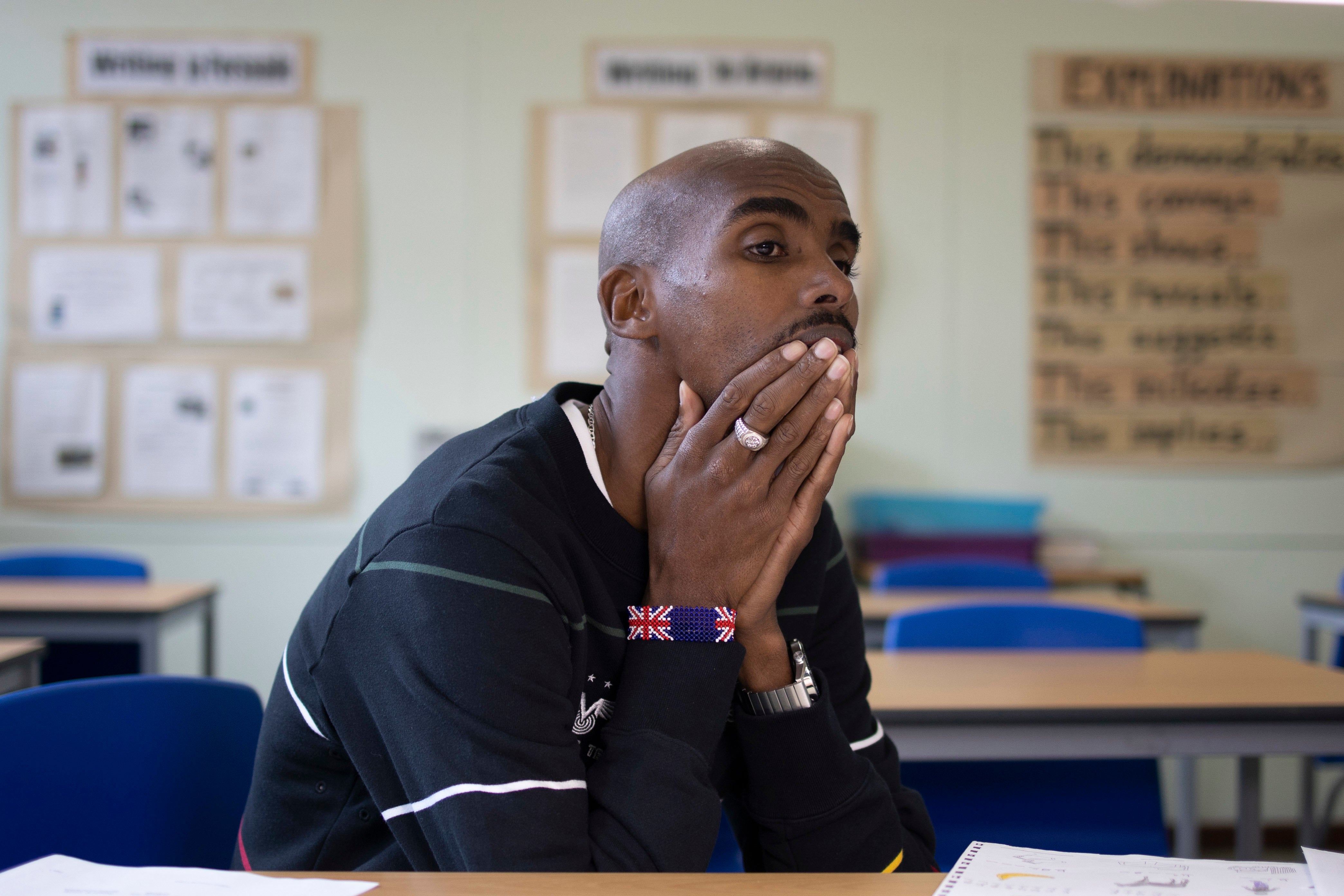 Sir Mo Farah revealed he was brought into the UK illegally under the name of another child