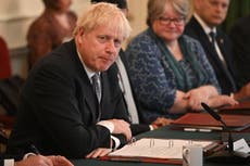 ‘Abuse of power’: Boris Johnson blocks Commons bid to force him from No 10 immediately