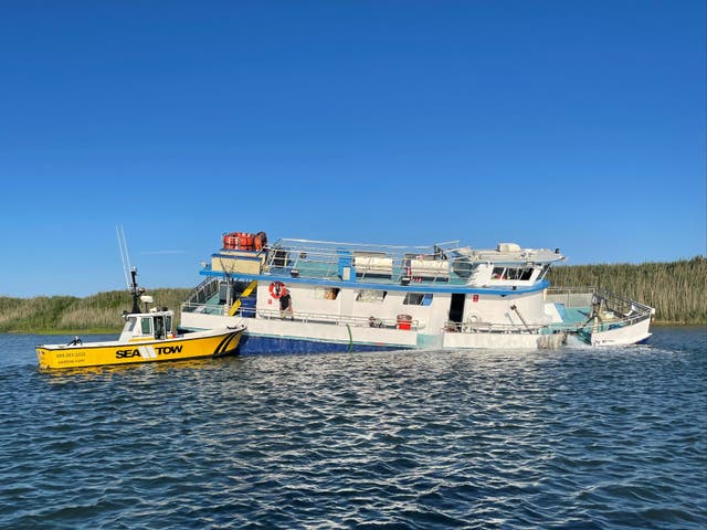 <p>The Starfish sank with 22 people onboard </p>