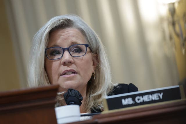 la vicepresidenta del comité del 6 de enero, Liz Cheney