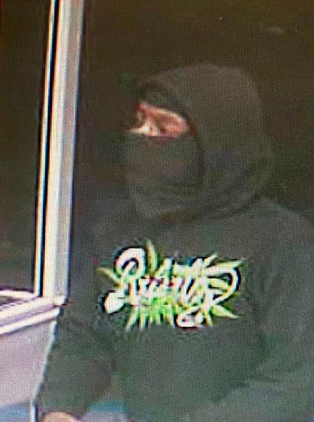 <p>Authorities released this photo of the person they are seeking in connection with a series of robberies at 7-Eleven stores. </p>