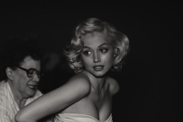 <p>Ana de Armas as Marilyn Monroe in ‘Blonde'</p>