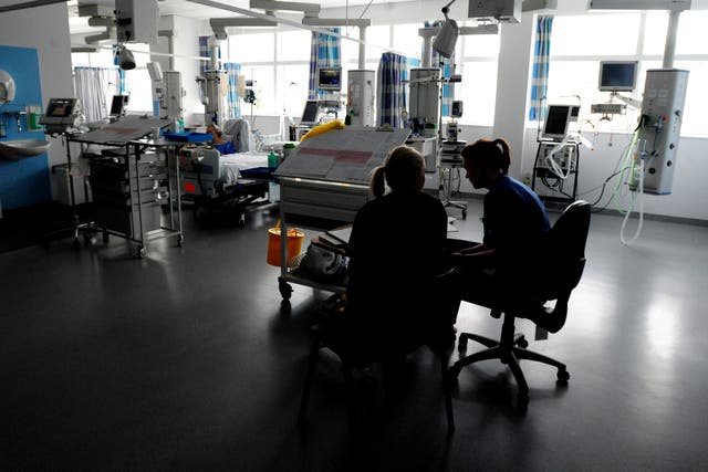 The NHS in England will need almost 40,000 more hospital beds by the end of the decade to return to pre-pandemic levels of hospital care, according to new estimates (PA)
