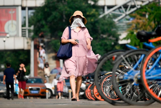 <p>File image: A red alert, the highest in a three-tier warning system, was announced for 86 Chinese cities </p>