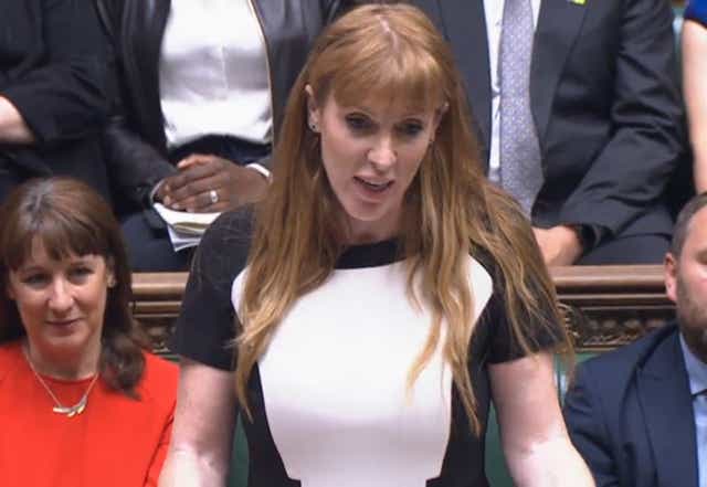 Two men have been arrested over an email sent to Angela Rayner on May 2 this year. (House of Commons/PA)