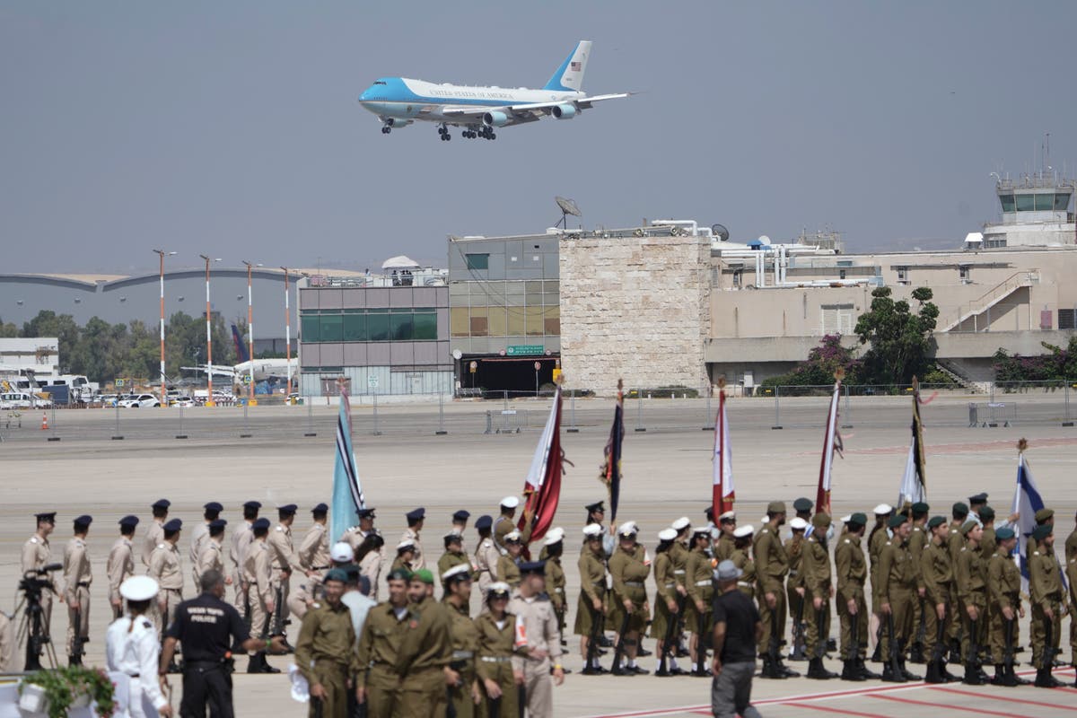 Biden arrives in Israel to begin first trip to Middle East as president