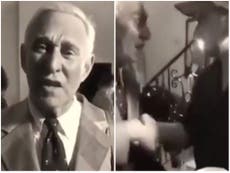 Video showing ex-Trump adviser Roger Stone taking Proud Boys oath played at Jan 6 hearing