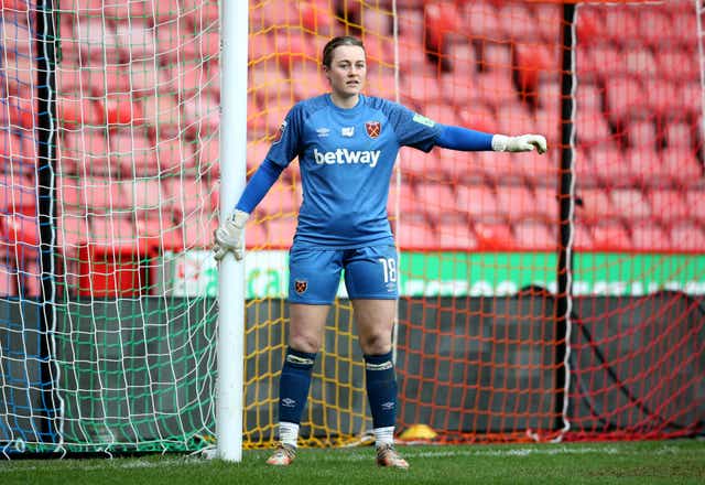 Anna Leat, pictured, has signed a two-year deal with Aston Villa (Nigel French / PA)
