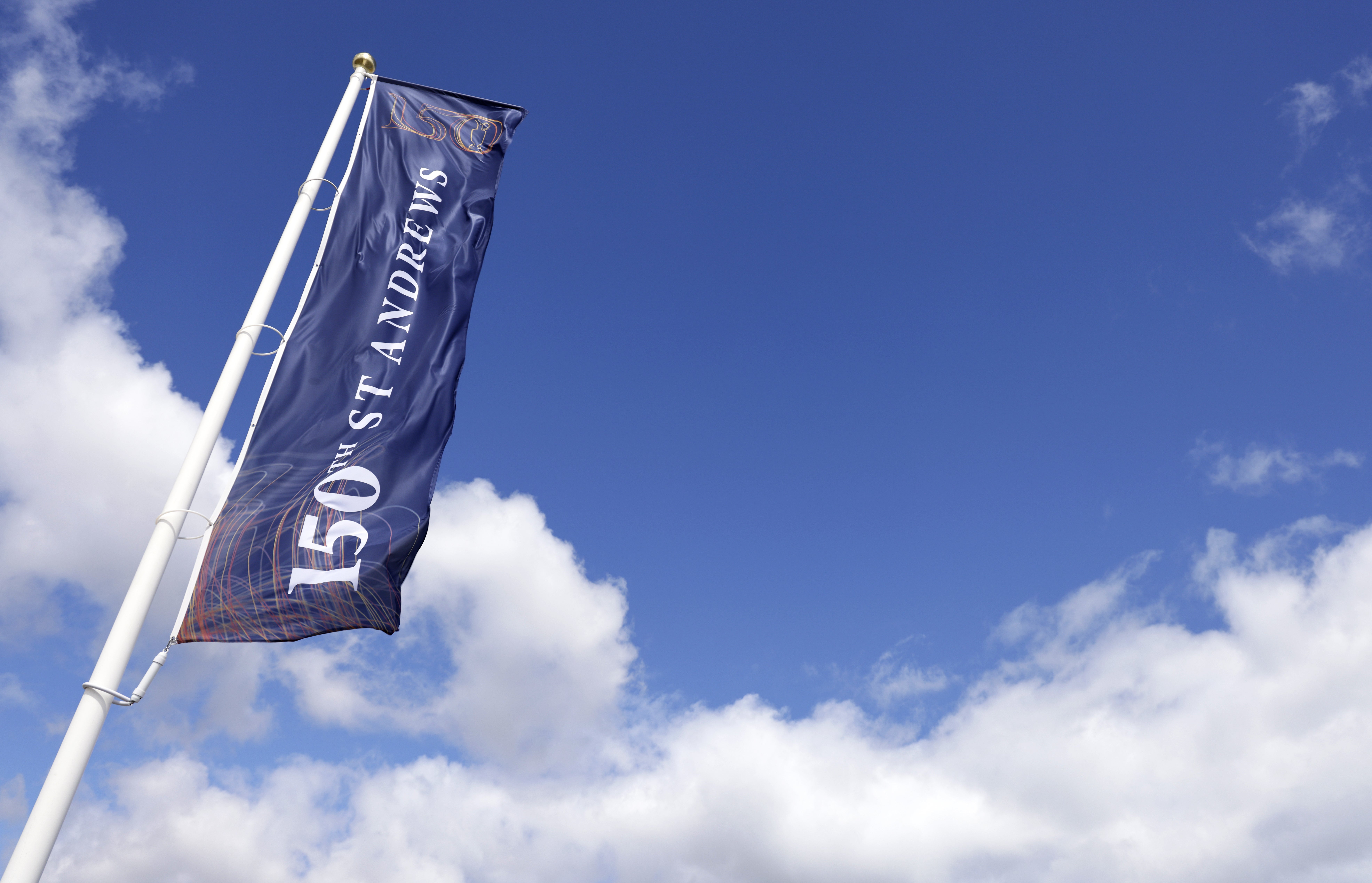 General view of the signage during practice day four of The Open at the Old Course, St Andrews (Richard Sellers/PA)