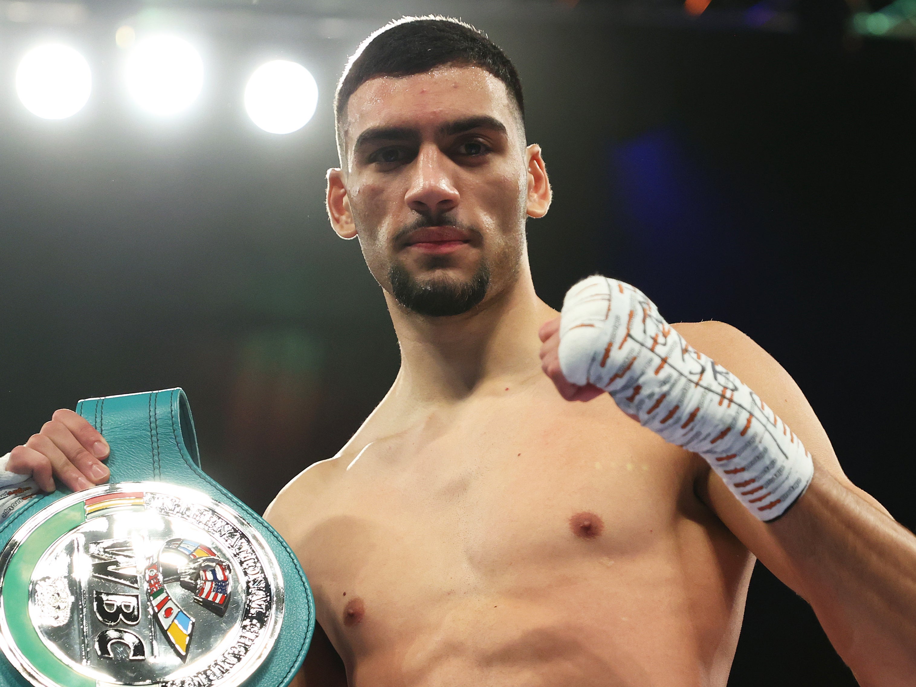 Hamzah Sheeraz stopped Jez Smith in March to win the WBC International Silver middleweight title at Wembley Arena