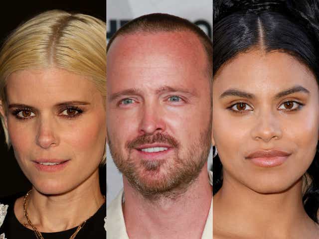 <p>Kate Mara, Aaron Paul and Zazie Beetz are among the new ‘Black Mirror’ castmembers for season six</p>
