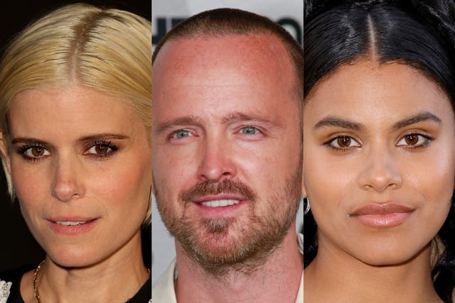 <p>Kate Mara, Aaron Paul and Zazie Beetz are among the new ‘Black Mirror’ castmembers for season six</p>