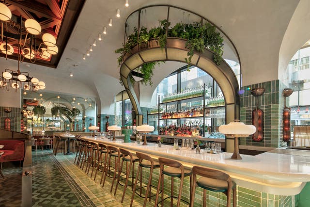 <p>The interiors at Zou Zou’s have a touch of the wow factor </p>