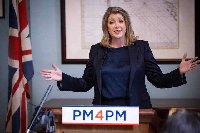 <p>Penny Mordaunt launches her campaign for the leadership of the Conservative Party in London </p>