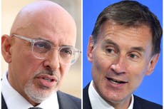 Nadhim Zahawi and Jeremy Hunt dumped from Tory leadership contest