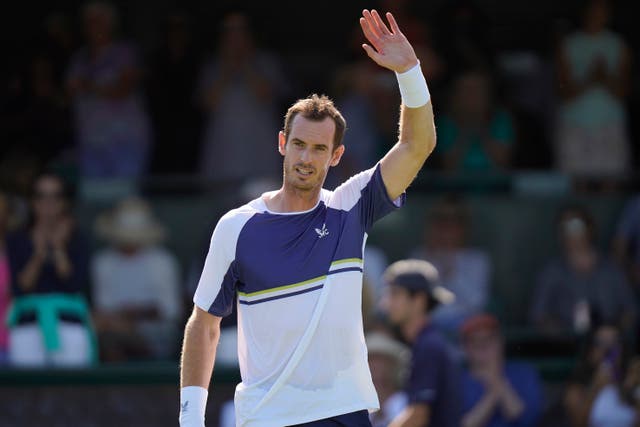 Andy Murray is into the quarter-finals in Newport (Steven Senne/AP)