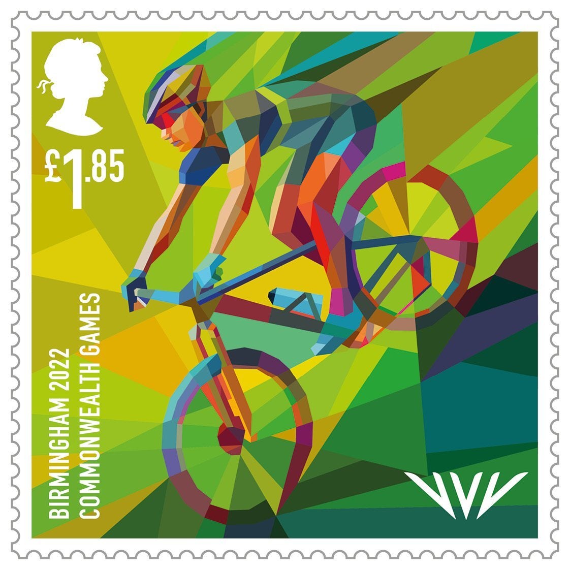One of Royal Mail’s new stamps being issued to mark Birmingham hosting the 2022 Commonwealth Games (Royal Mail/PA)