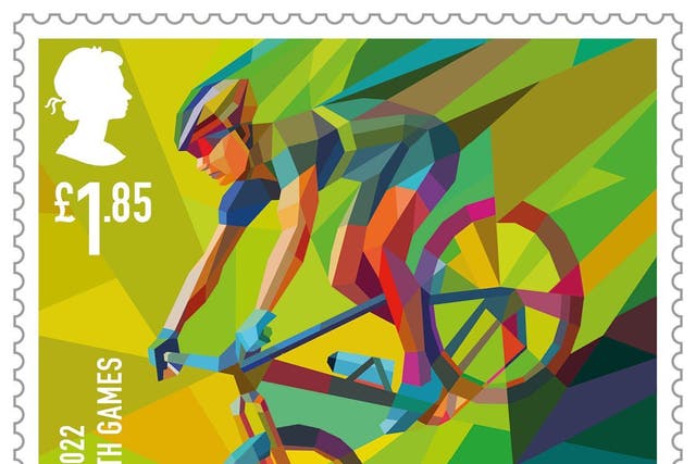 One of Royal Mail’s new stamps being issued to mark Birmingham hosting the 2022 Commonwealth Games (Royal Mail/PA)