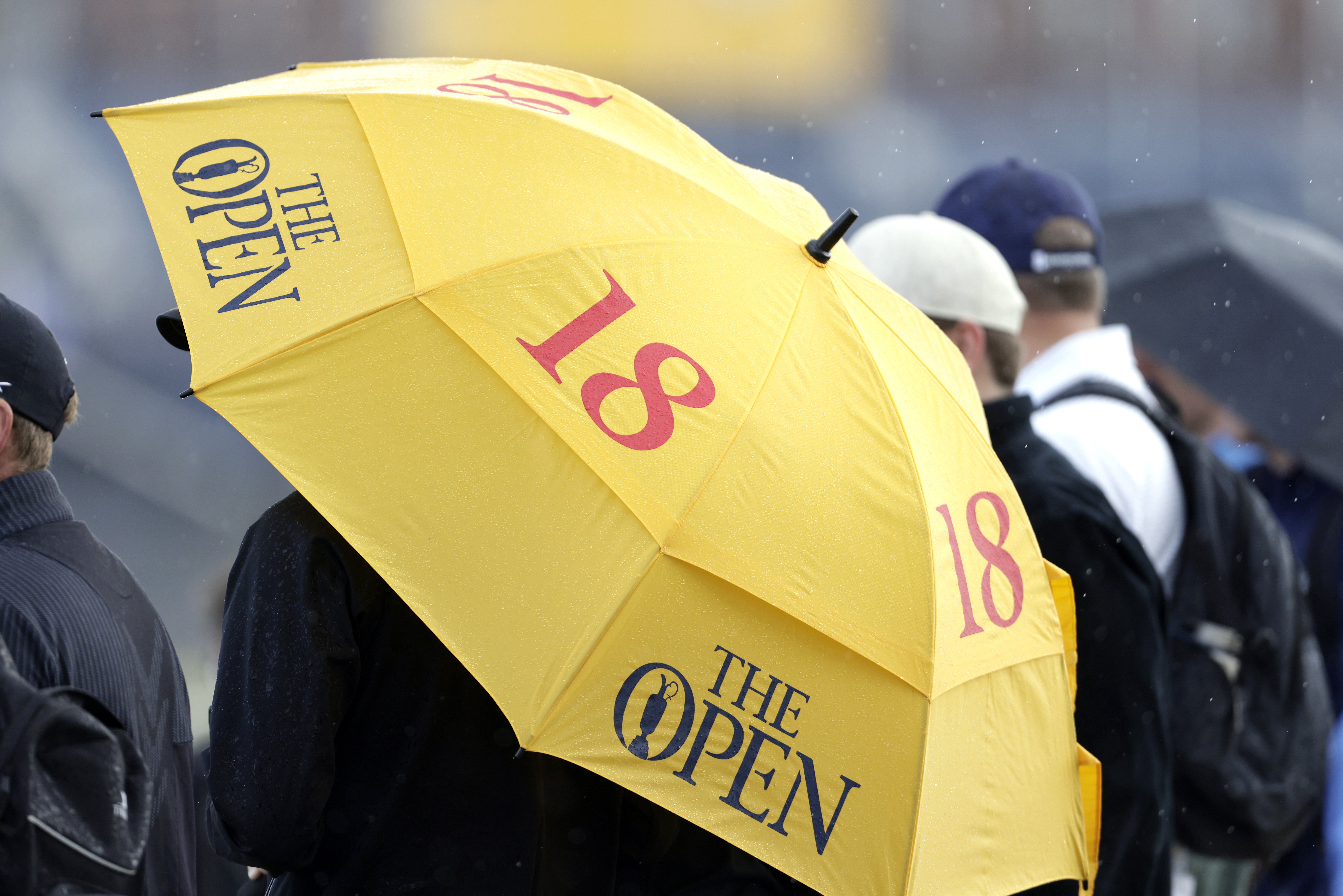 There was a brief downpour on the final day of practice on Wednesday (Richard Sellers/PA)