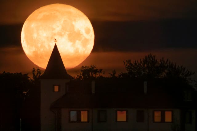 APTOPIX Russia Supermoon
