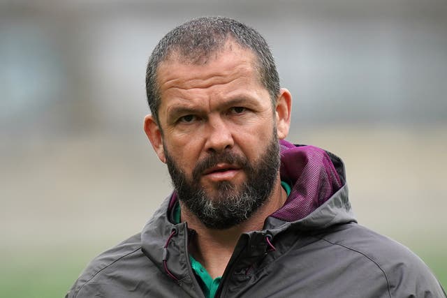 Andy Farrell is plotting another win over New Zealand (Niall Carson/PA)