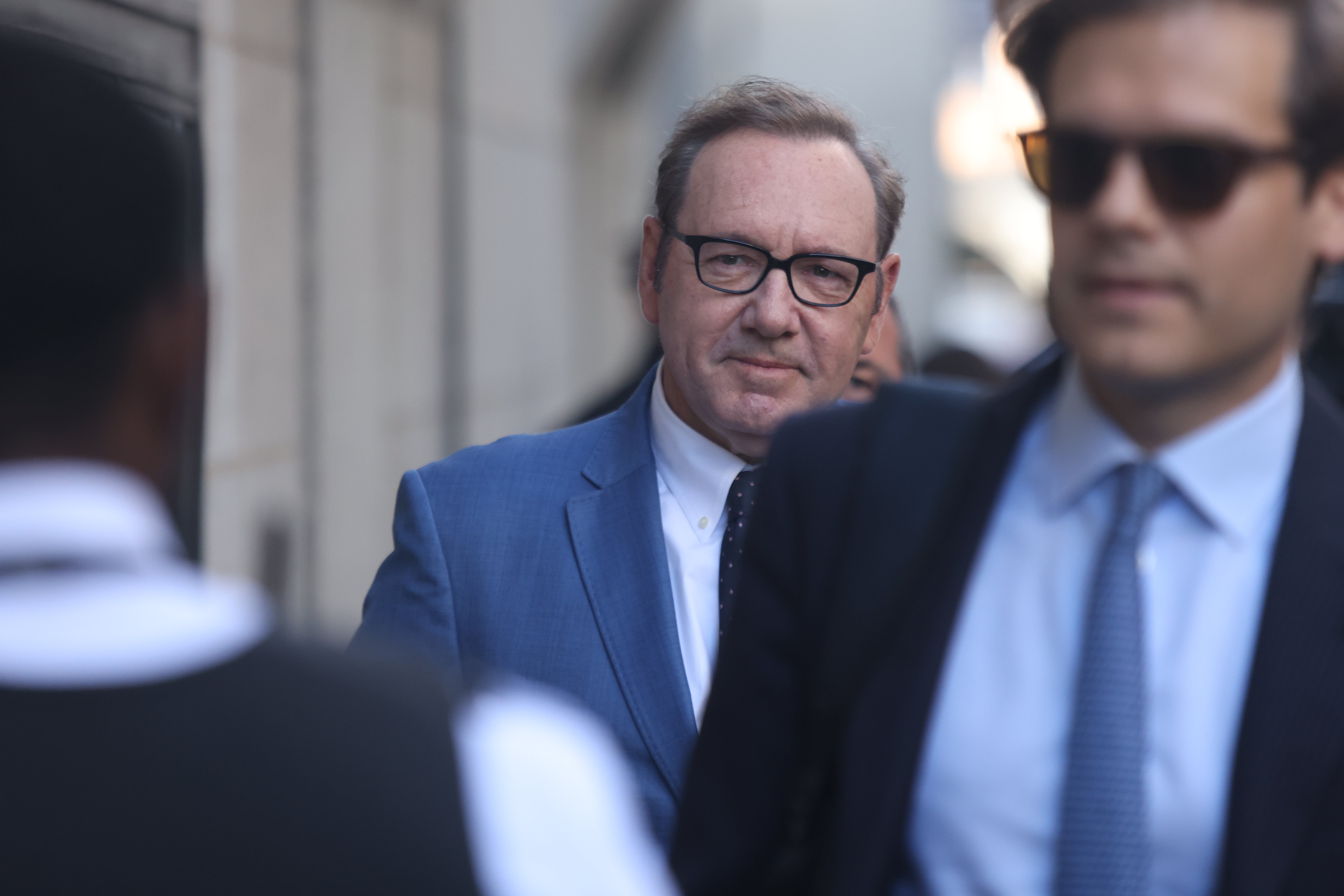 Actor Kevin Spacey arrives at the Old Bailey in London (James Manning/PA)
