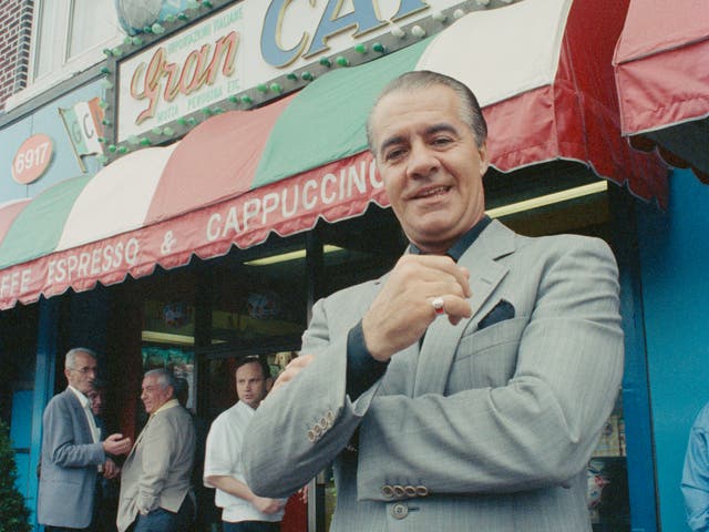 <p>‘Half a wise guy’: Siricco in 1990, around the time of his breakout movie role in ‘Goodfellas’ </p>