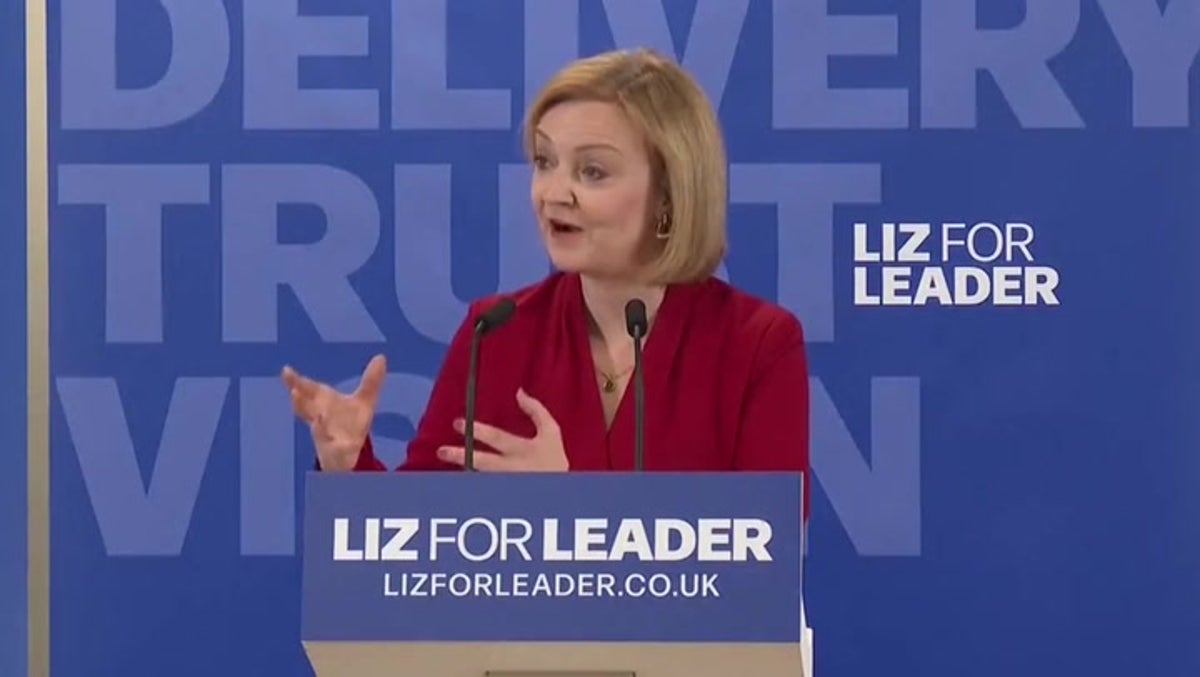 Tory leadership candidate Liz Truss ‘completely agrees’ with Rwanda deportation policy
