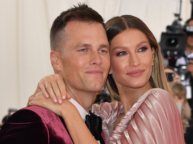 <p>Gisele Bundchen and Tom Brady at the 2019 Met Gala </p>