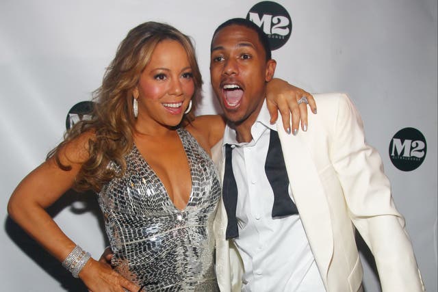 <p>Nick Cannon and his ex-wife, Mariah Carey</p>